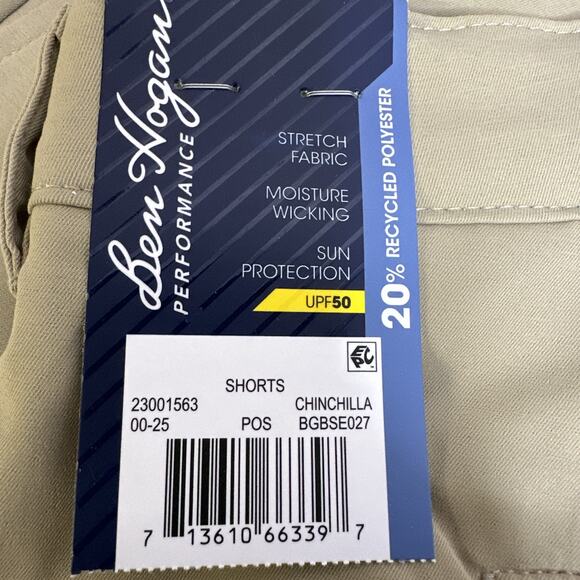 Ben Hogan Mens Performance Stretch Fabric Shorts Size 46 Moisture Wicking New - Picture 6 of 6